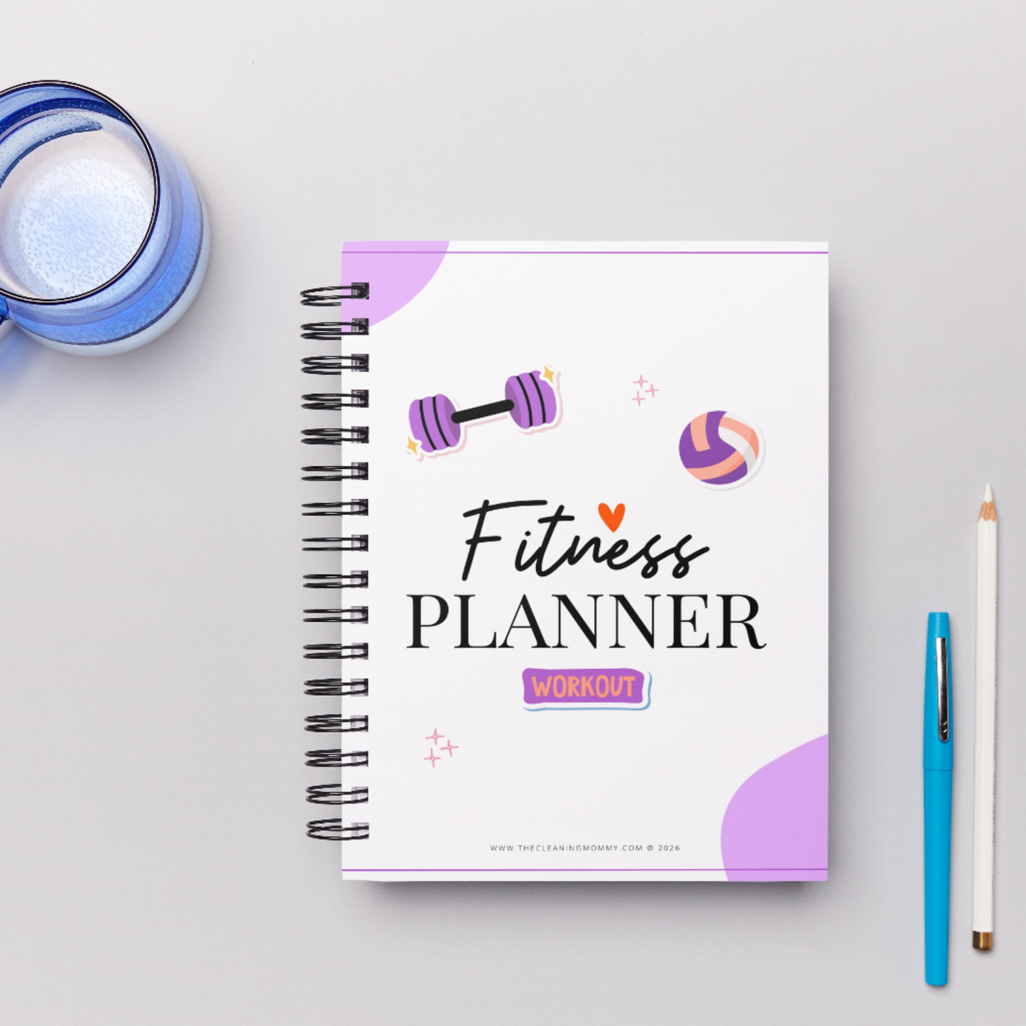 Mom's Fitness Planner (34 Pages)