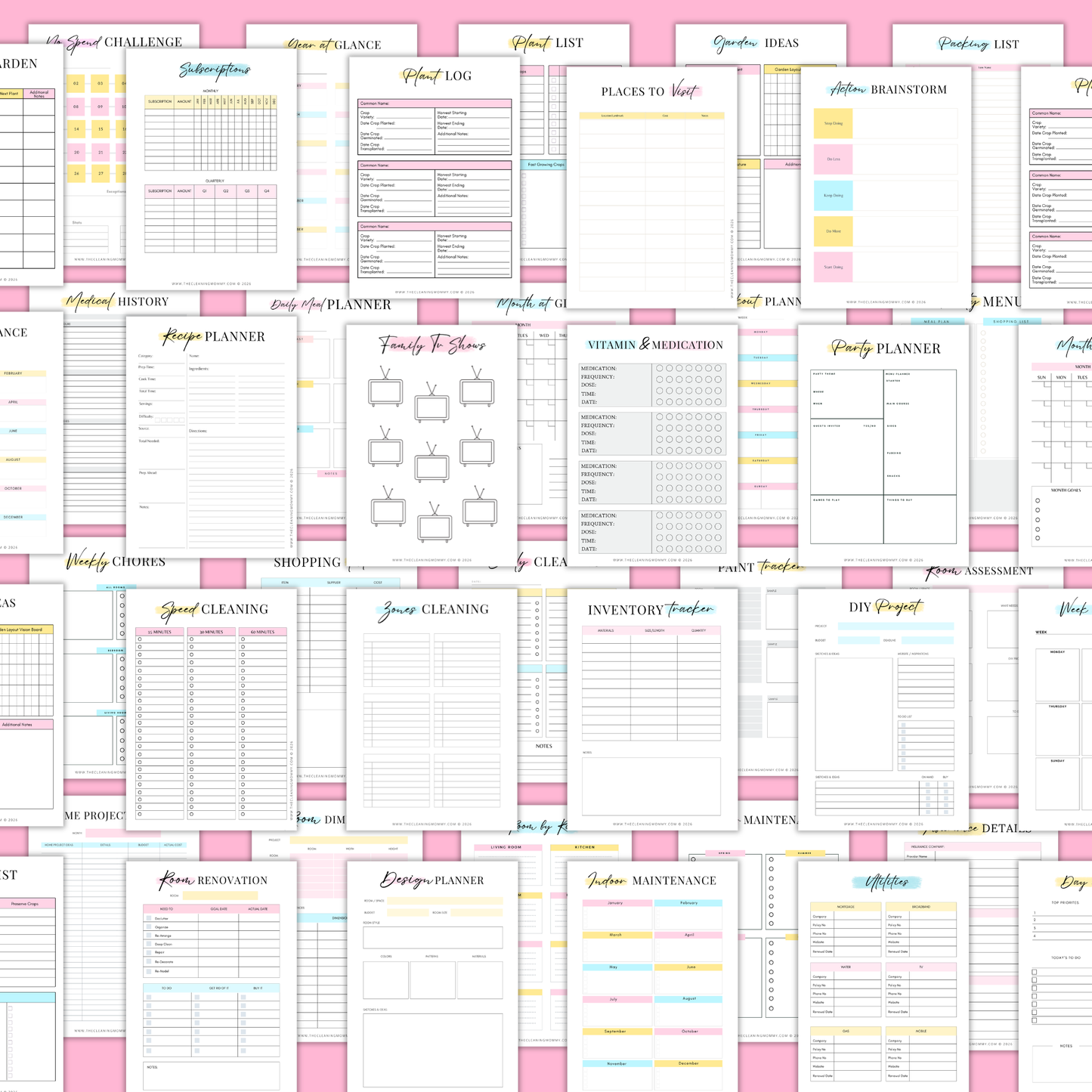 The Overwhelmed Mom Home Control Binder