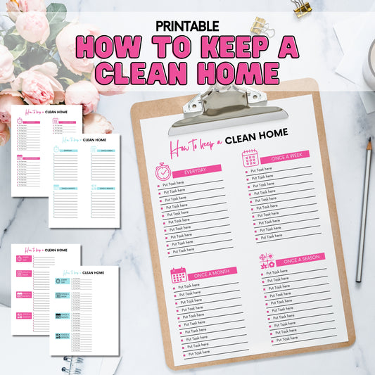 How To Keep A Clean Home