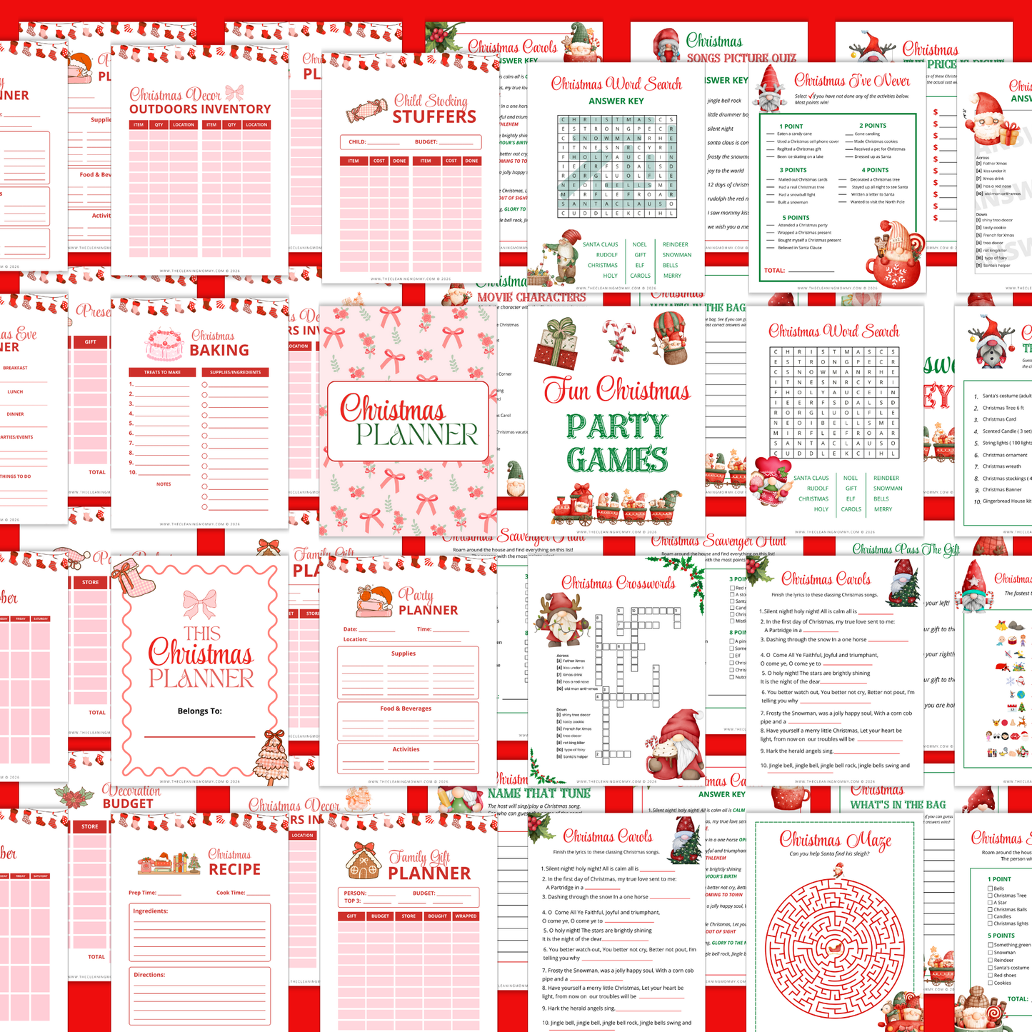 The Ultimate Christmas Planner & Games Bundle