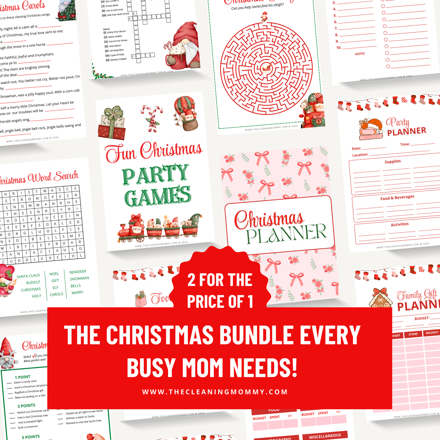 The Ultimate Christmas Planner & Games Bundle
