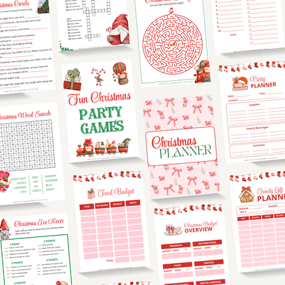 The Ultimate Christmas Planner & Games Bundle