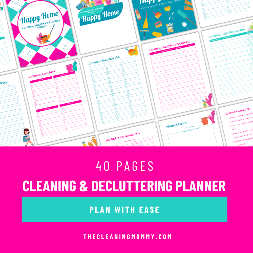 Cleaning & Decluttering Planner (39 Pages)