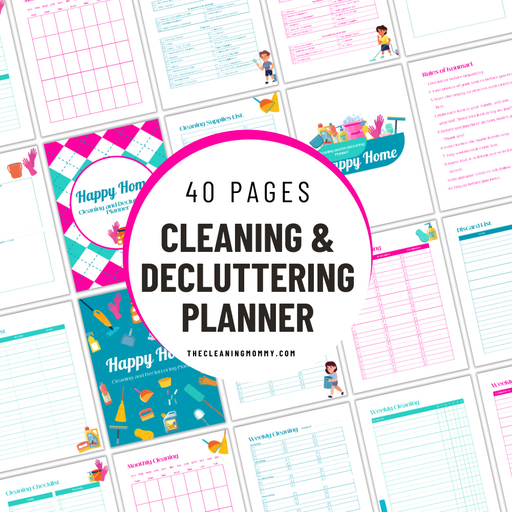 Cleaning & Decluttering Planner (39 Pages)