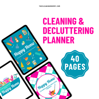 Cleaning & Decluttering Planner (39 Pages)