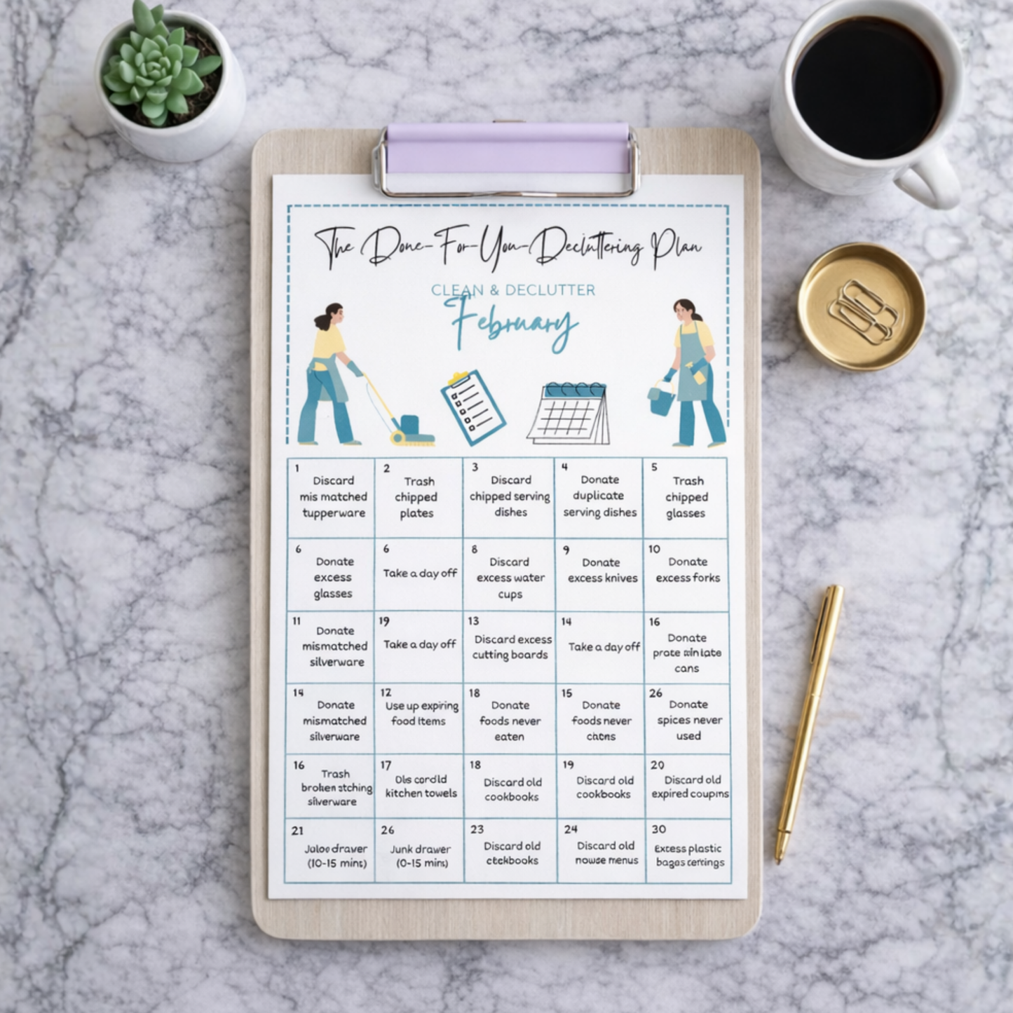The Done-for-You Decluttering Plan