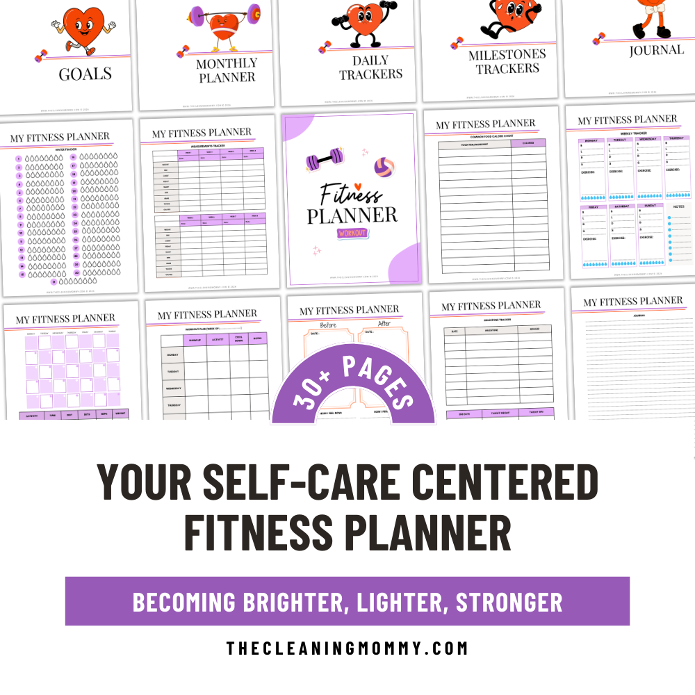 Mom's Fitness Planner (34 Pages)