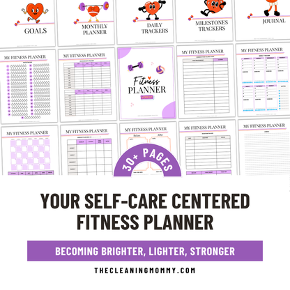 Mom's Fitness Planner (34 Pages)