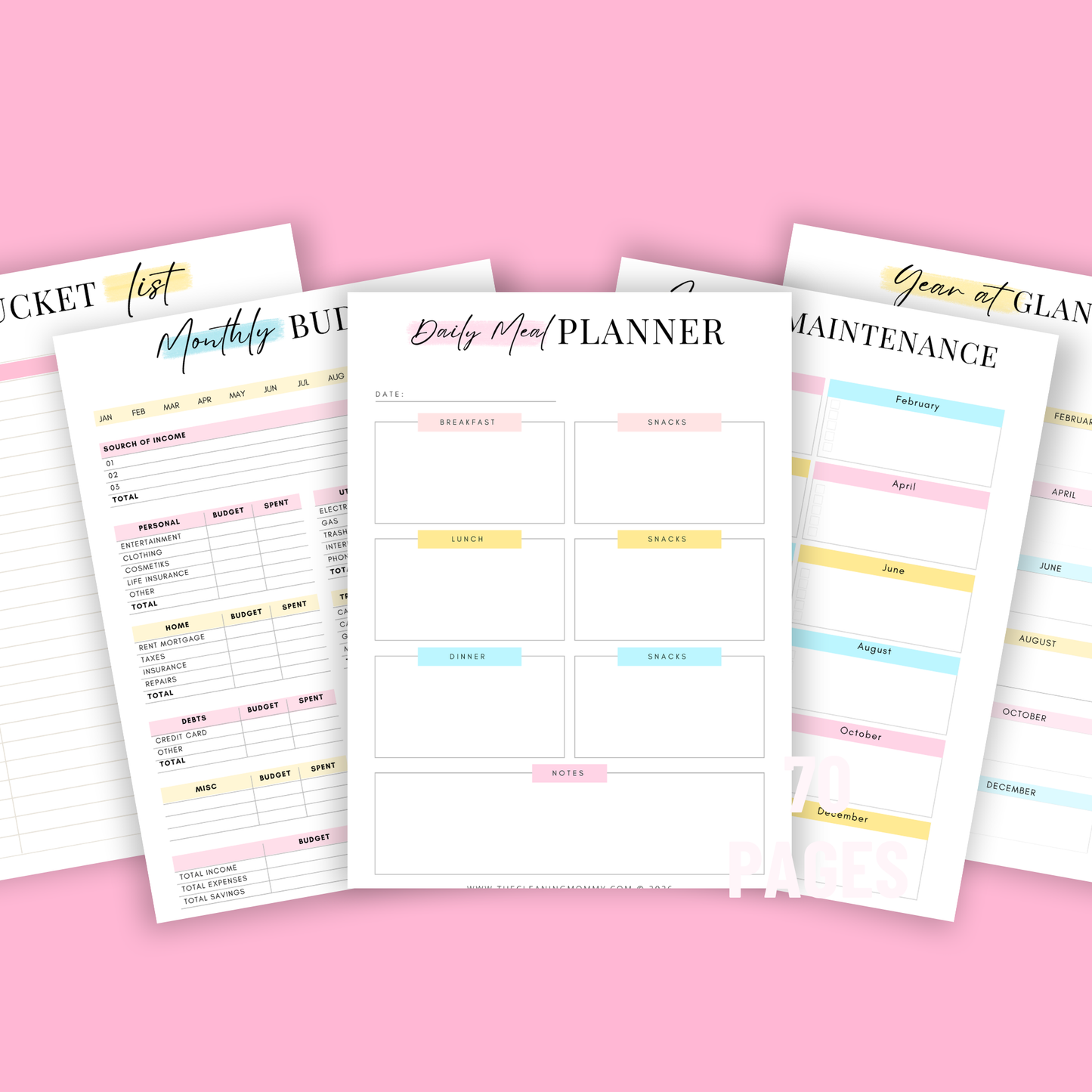 The Overwhelmed Mom Home Control Binder
