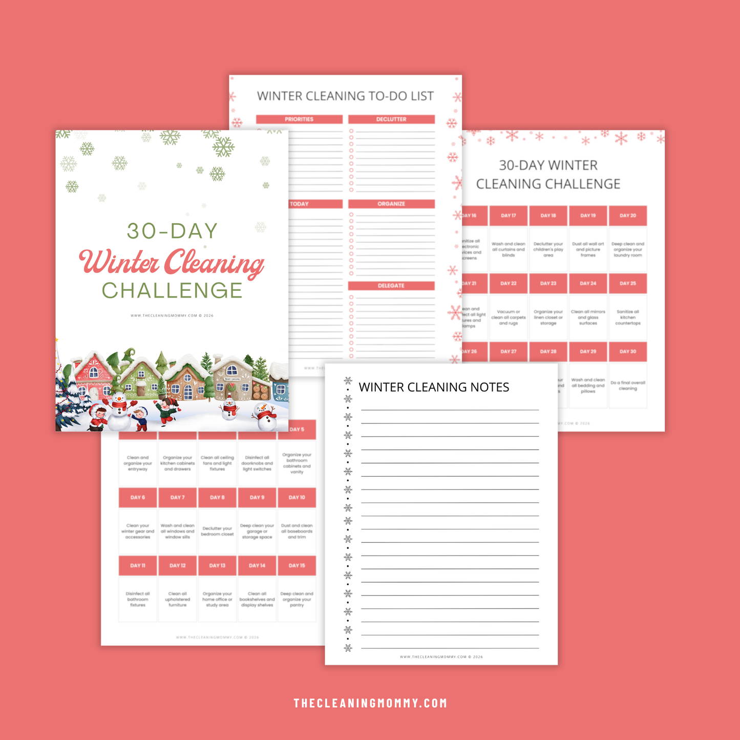 30 Day Winter Decluttering Challenge (10pages)