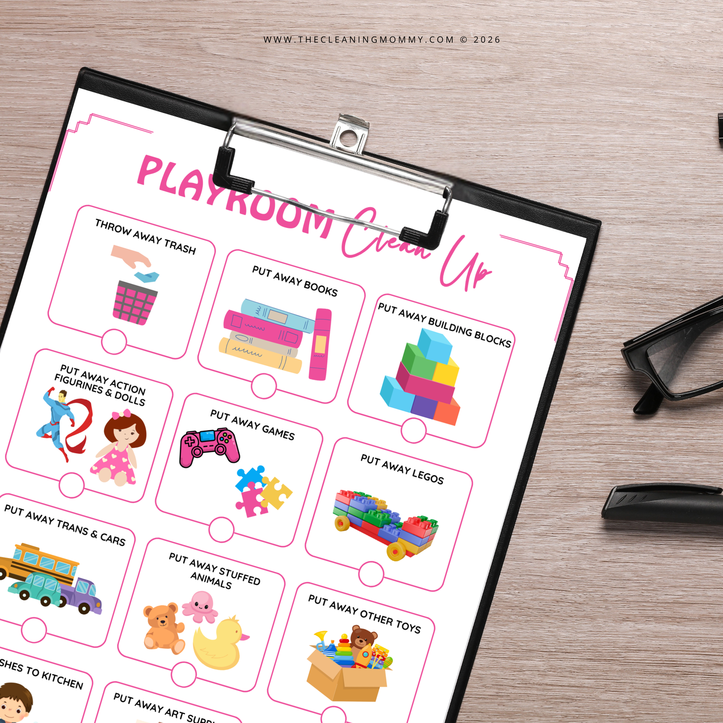 Picture Chore Charts for Little Kids