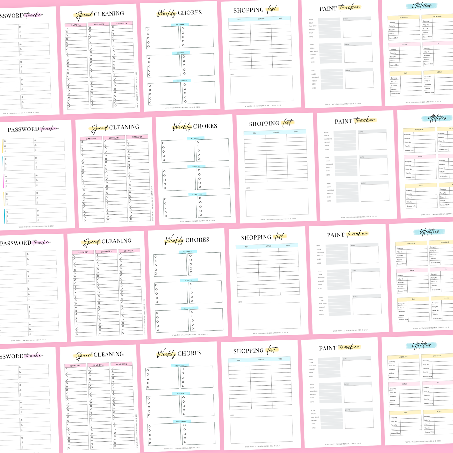The Overwhelmed Mom Home Control Binder