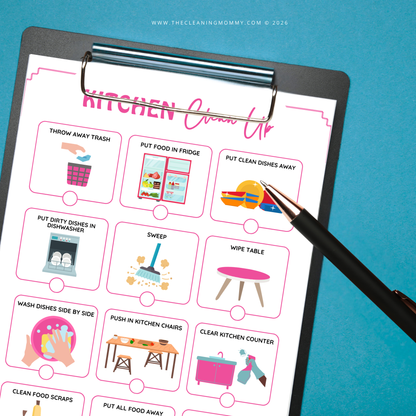 Picture Chore Charts for Little Kids