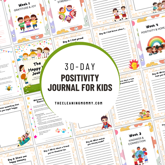 The Happy Kid Journal – Printable Positivity Journal for Kids (40pages)