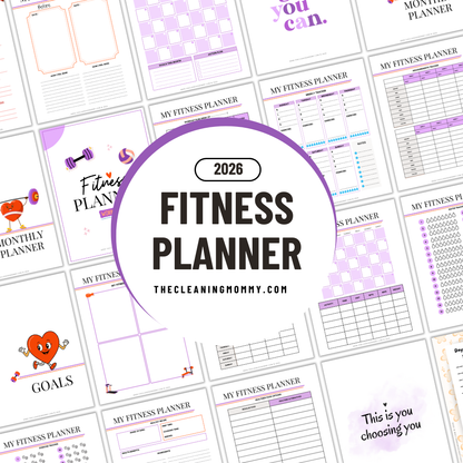 Mom's Fitness Planner (34 Pages)
