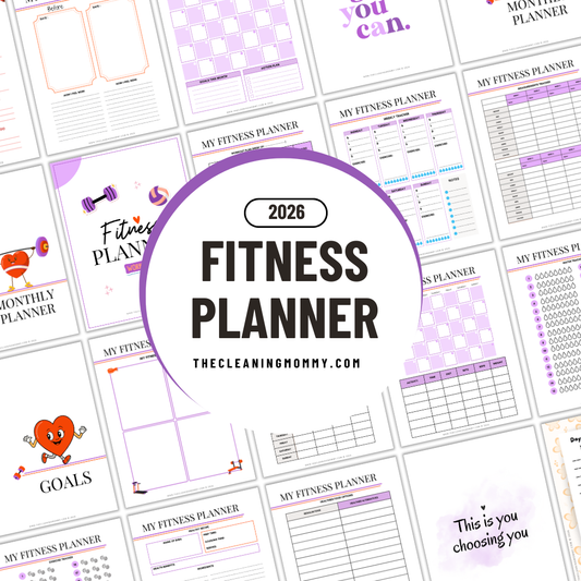Mom's Fitness Planner (34 Pages)
