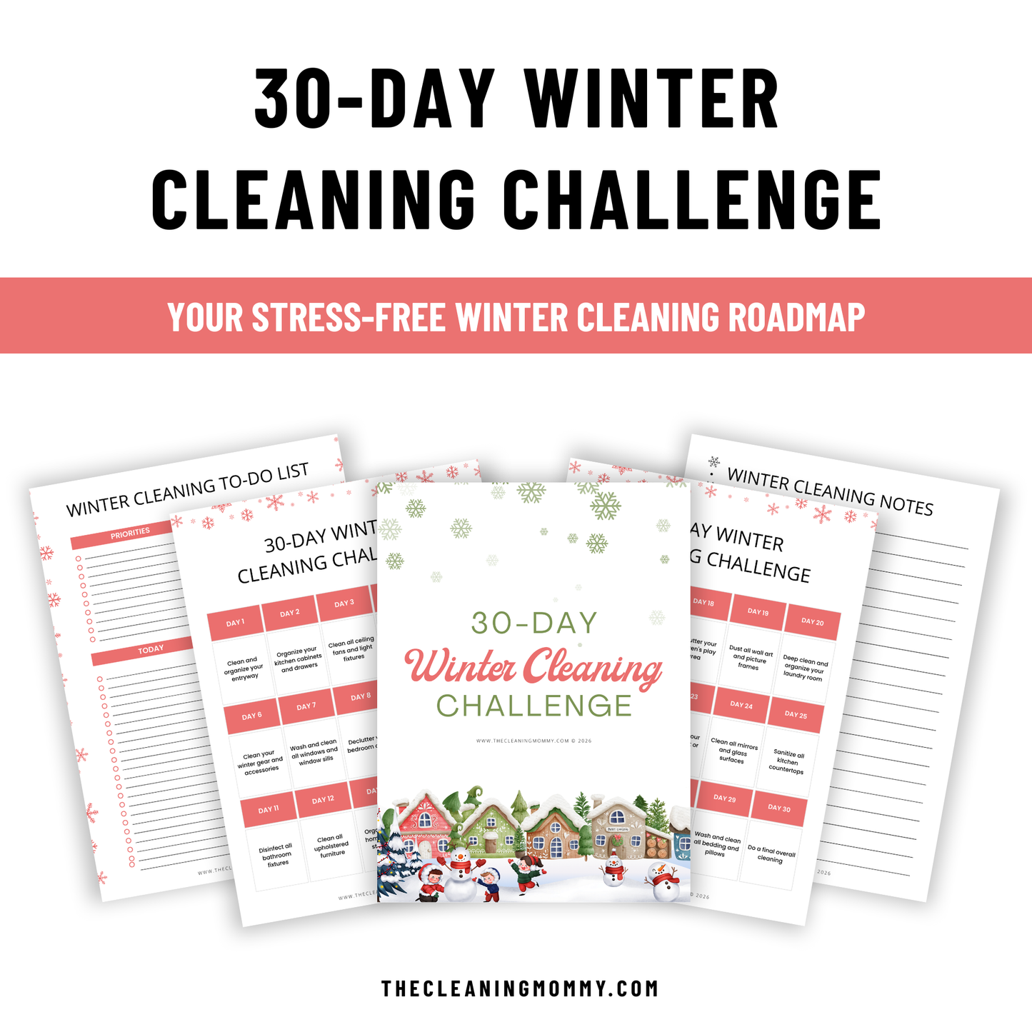 30 Day Winter Decluttering Challenge (10pages)